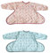 Tidy Tot®™ Cover & Catch™ 2 Pack Weaning Bib with Sleeves. Attach to Highchairs with Suction for Mess Proof Baby Feeding. 2 Waterproof Long Sleeved Bibs. Coverall BLW Bibs. Travel Bags Included.