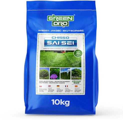 GREEN ORO CHISSO SAI SEI 10KG - Fertilizzante rigenerante per prato per un prato sano e fitto