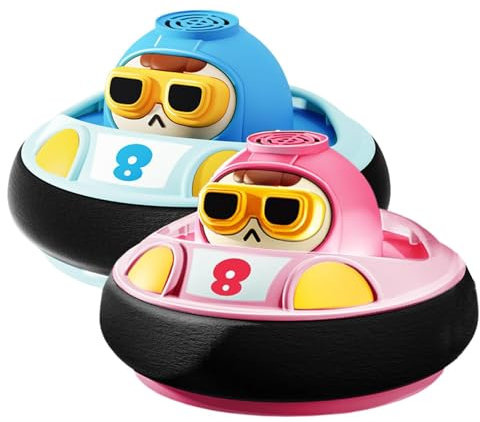 juguetes de fútbol, ​​coche de choque para niños,Juguete de coche de carreras con tema espacial con música y luz | Juego interactivo de parachoques para coche, bola flotante de aire recargable con par