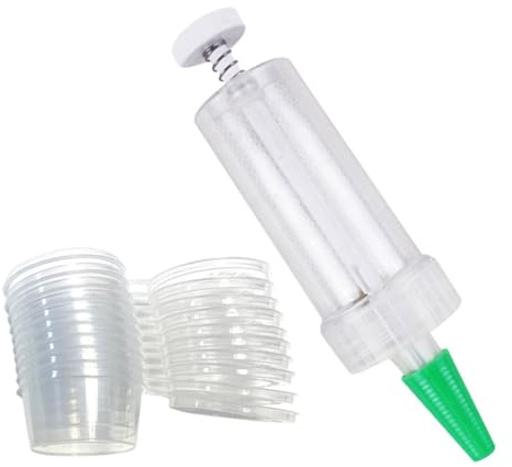 Sosoport Mini Set Di Distributori Di Semi Per Semina 11 Pezzi Set Di Attrezzi Da Giardino in Plastica Per Accessori Da Giardinaggio Domestico Casuale