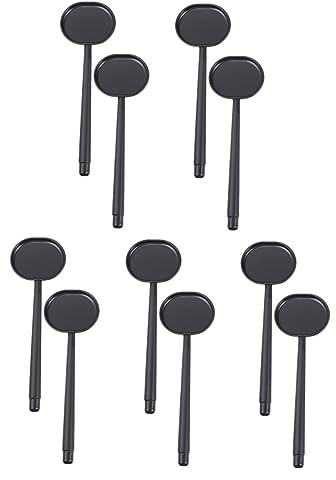 FRCOLOR 10 Stück Augenklappen für Sehtests Rutschfester Kunststoff Ergonomische Handgeräte Langlebig und Verschleißfest Optometrie Zubehör für Optiker und Schulen