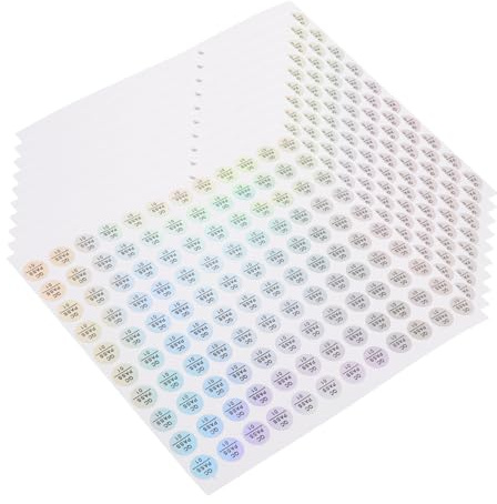 DINHEAROM 10blatt Qc-test Bestanden Aufkleber Für Qualitätskontrolle Tamper Evident Etiketten Für Produktsicherheit Und Vertrauen Verschiedenen Branchen