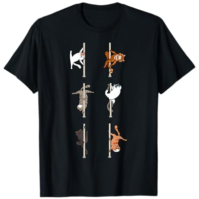 Pole Dance Exotic Shorthair Cat T-Shirt