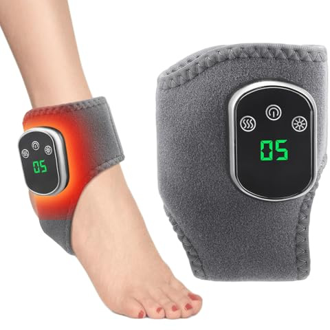 3 In 1 Massaggiatore Elettrico Per Piedi,3 Modalità Di Vibrazione E 5 Livelli Di Riscaldamento, Favorisce La Circolazione Sanguigna E Allevia Il Dolore Ai Piedi, Massaggiatore Per Piedi Senza Fili Per