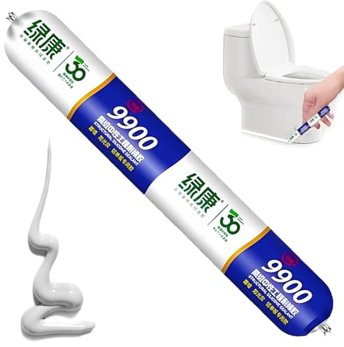 9900 Sealant Waterproof, 9900 Silikon-Dichtungsmasse, Transparenter Wasserdichter Beschichtungsmittel, Hitzebeständige Dichtungsmasse, Allzweck Silikondichtstoff für Küche Bad (750g–Weiß, 1)