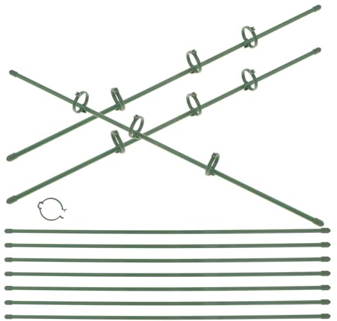 VALICLUD 10 Tuteurs pour Plantes Grimpantes en Pot Supports pour Orchidées Tuteurs Décoratifs en Fibre de Verre 45 CM Résistants à L’Humidité Lot pour Intérieur et Extérieur