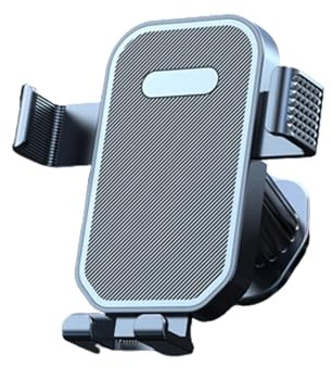 Soporte de móvil genérico para coche, rotación de 360 grados, soporte antivibración, soporte para teléfono móvil con pinza para automóvil, para smartphone, ventilación de aire, viaje
