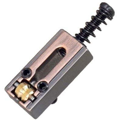 Pidge de guitarra eléctrica sillín con ruedas para mejorar la durabilidad y la estabilidad para sistemas de trémolo de varios colores