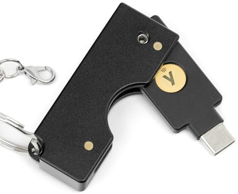 sciuU Rotating Protective Cover Compatible with Yubico YubiKey 5C USB-C NFC
