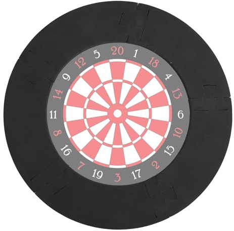 Tyinerc Protezione da parete per Dartboard, supporto per freccette, Eva Dartboard Backboard Surround - Splicing Protezione per anelli di pannelli multifunzionali per gli sport interni