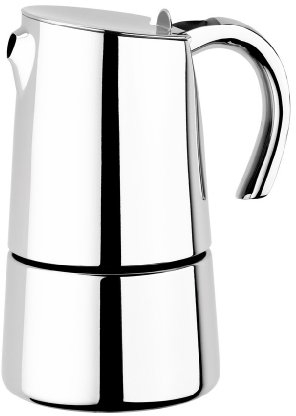 BRA Bella Cafetera Italiana, 6 Tazas, Gris