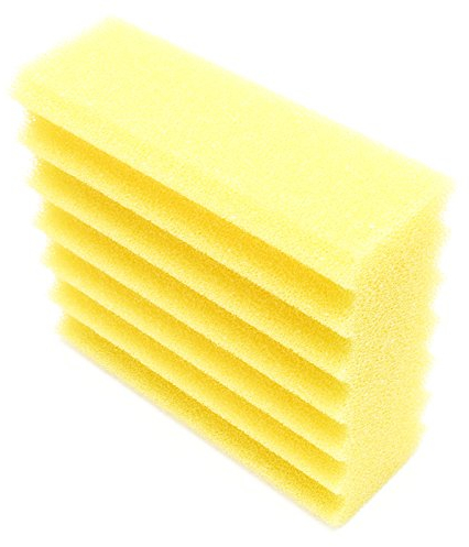 SunSun Ersatzteil Filtermatte Filterschwamm fein gelb für Bio Teichfilter CBF-350B – Durchlauffilter Teich bis 60.000 L Teichvolumen – bis 10000 l/h – 2 Kammer-System Teich Filter Biofilter Koiteich