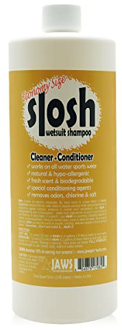 Just Add Water Jaws Slosh (Wetsuit Shampoo) 32 Ounce Cleaner Conditioner, Economy Size,32 oz./Economy,JAW1798ES