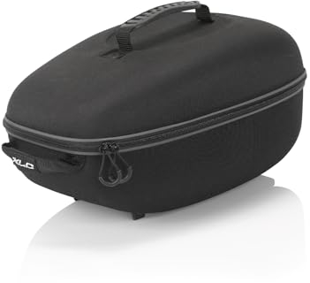 XLC Cargo Box carry more BA-B06 - Komfortable Gepäcklösung für Trekkingtouren - Schwarz, 270x220x420