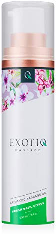 Exotiq Aromatisches Massageöl - Basilikum-Zitrus - 100ml