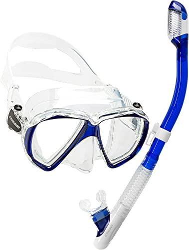 Cressi Set Ranger & TAO Dry Clear/Dark Blue