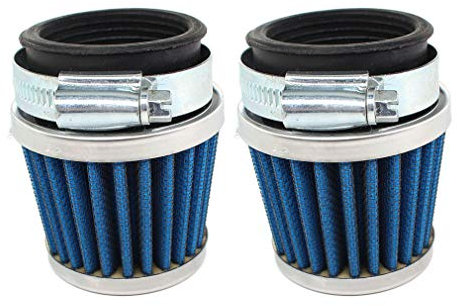 AISEN 2x Universal Doppelschicht Stahl Filter Luftfilter für 38mm 39mm 40mm Motorrad Scooter ATV Moped Roller Quad Dirt Pit Bike