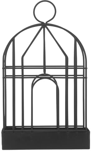 LIOOBO Mückenspirale Halter Rucherspiralen Halter Mückenspirale Metall Hause Räuchergefäß mit Griff (Schwarz)