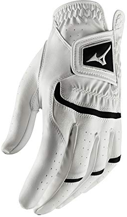 Mizuno Golfhandschuh Elite 2020, Weiß/Schwarz, groß, Linke Hand