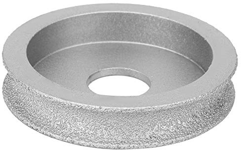 Meule Diamantée Brasée, Meule à Pierre Humide Et Sèche, Pour Meuler La Quartz, Marbre, Granit, Céramique, Pierre Artificielle, Verre (Concave Grinding Wheel 1.0)