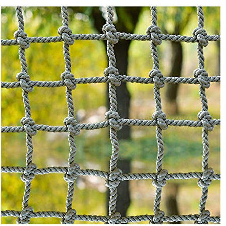 Filet de sécurité Escalade Terrain de jeu Échelle de corde de roche Ensembles d'oscillation Grimper le filet en nylon pour les patios extérieurs Rampes Escaliers Terrain de jeu Enfants Plafond intérie