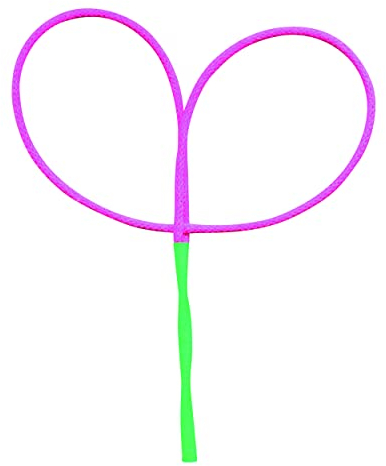 Bubble Brothers Seifenblasen Ring 1 Stück Seifenblasen-Stäbe Seifenblasen für Kinder Indoor und Outdoor Spielzeug perfekt für Kindergeburtstag Seifenblasenring 27cm lang (Schmetterling)