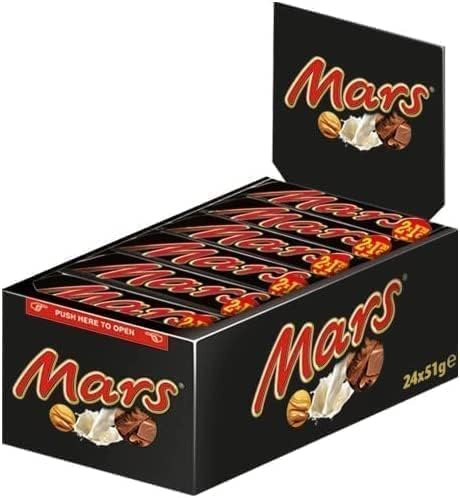 24 Pack Chocolate | 24 Packs of 51 g | Milk Chocolate | Bulk Gift Box (1 Box (24 Bars))