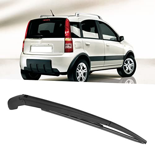 OUKENS Limpiaparabrisas Trasero De Coche, Brazo De Limpiaparabrisas Trasero, Juego De Cuchillas 46835901, Repuesto Para Panda 169 2003-2012