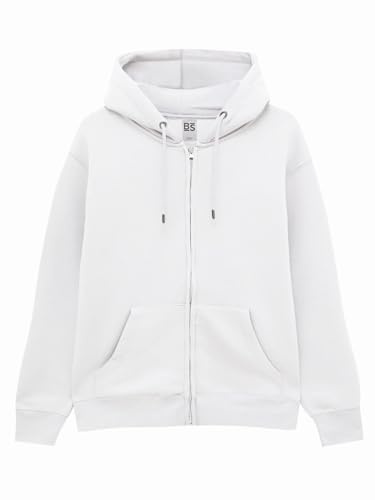 CHEMAGLIETTE! Felpa con Cappuccio e Zip Felpata Unisex Cotone - Tuta Sportiva
