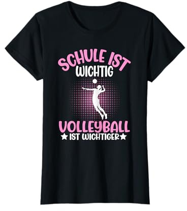Volleyball Damen Schule Beachvolleyball Mädchen T-Shirt