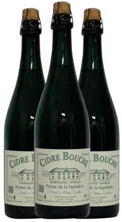 Sidra Ferme de la Sapinière Semi-Seco Semi-Dulce 75 cl (Caja de 3 Botellas de 75 cl)