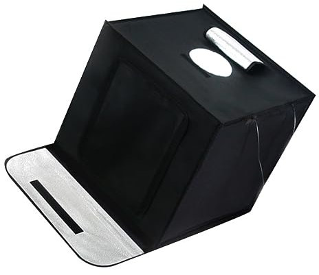 Angoily Softbox Leggera per Fotografia Mini Fotografico 40x40 Cm Angoli Luminosi Facile da Riporre E Installare