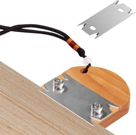 Walopola Taglierina per bordi, taglierina per strisce di legno per la lavorazione del legno – Utensili per incollare, pialla a mano per sbavature, smussatura, taglio