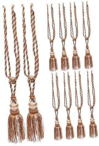 Cabilock 10stücke Quaste Anhänger Für Vorhänge DIY Vorhangdekor Quastenornament Vorhangquasten Wohnanhänger Quastenhalter Bastelzubehör Vorhangbesatz Dekoratives Accessoire