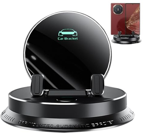 Support de téléphone portable pour tableau de bord – Support de téléphone pour véhicule – Rotation à 360 degrés pour téléphone portable – Support de téléphone portable pour voiture automobile