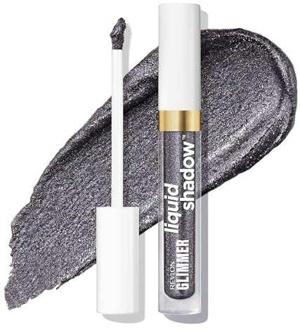 REVLON Glimmer Liquid Shadow – Sombra de Ojos Líquida Perlada en un Solo Paso, 24H de Duración, Fórmula Ligera a Base de Agua, no Pegajosa y Oil‑Resistant; no se Cuartea, Tono 202 GLIMMERVERSE, 3g