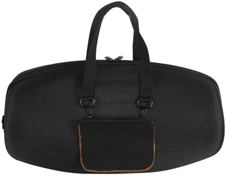 Outdoor Storage Case for JBL Boombox 4 Bluetooth Speaker, Shockproof Dustproof Storage Bag with Comfortable Hand Strap Shoulder Strap & Small Pouch (Black)