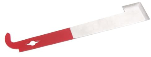 Toyvian Edelstahl Bienenstockschaber Rot Imker-Werkzeug mit Wabenheber und Abstreicher Robustes Mehrzweck-hive Tool für Bienenzucht und Rahmenlösung