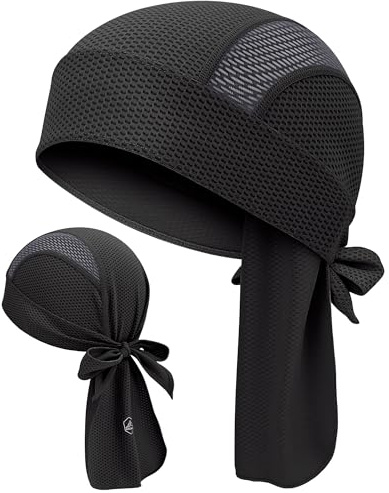 GXCROR Bonnet sous-Casque de Cyclisme, Bandana de Sport Respirant pour Hommes et Femmes, Calotte de Crâne Anti-Transpiration pour Moto, Course à Pied, VTT