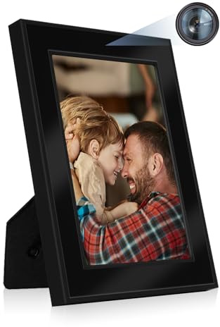 MDCGN Spy Cameras Picture Frame 1080P Mini Nanny Cam with Motion Detection | Security Hidden Camera with Loop Recording Small Video Recorder for Pet, Home Surveillance, Office, No Need WiFi
