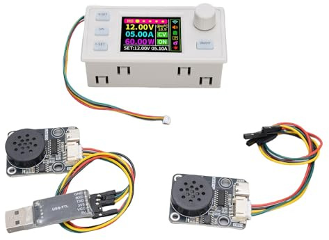 Generic 1,8 Färg LCD Seriell Skärmmodul Robust ABS-hus 3-vägs Oberoende Serieportsskärm för LED-drivrutin Laboratorieströmförsörjning