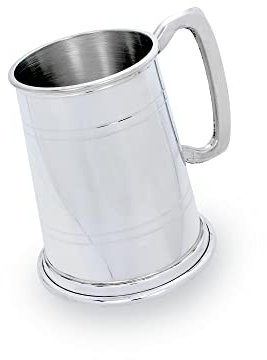 Sayers London Chope de Bière Rayée en Etain 568mL