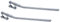 Sauvic 89425 - Wäscheständer für Geländer, grau, anpassungsfähiger und klappbarer, 63 cm.