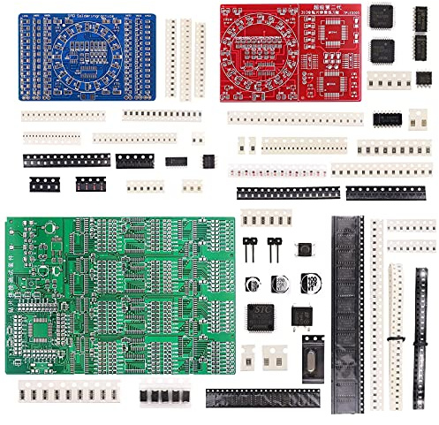 Soldering Practice Kit,3 Kits SMD SMT Weldering Skills Training Board(Soldering-All)