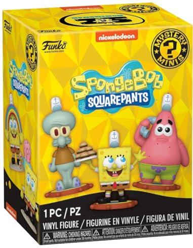 Funko Mystery Mini - Spongebob Squarepants 25th - 1 piece - sortier - Styles Vary- Vinyl-Sammelfigur - Geschenkidee - Offizielle Handelswaren - Spielzeug Für Kinder und Erwachsene - TV Fans
