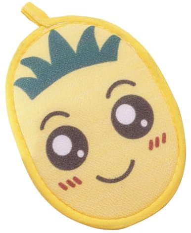 minkissy Badepeeling- Luffaschwamm -dusch-spa-peelinghandschuh Bad für Frauen Gelb Duschzubehör