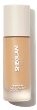 SHEGLAM Skinfinite feuchtigkeitsspendende Foundation, makellose dewy Deckkraft unsichtbare Poren leicht natürlich nicht fettig weiche flüssige Foundation-Sand