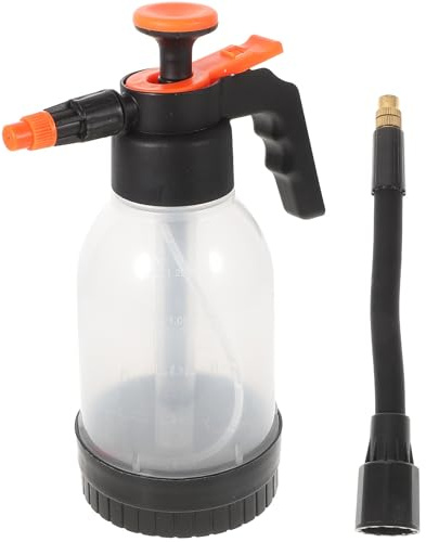 DOITOOL Pulvérisateur Pression 1L Bouteille Spray Manuel pour Arrosage Précis des Plantes D’Intérieur et Extérieur, Léger et Facile à Manipuler