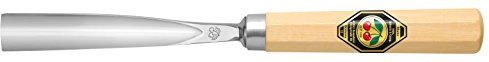 KIRSCHEN Werkzeuge 3140018 | Bildhauerbeitel mit Heft, Stich 39, gebogen, 18mm