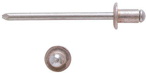 Bralo - Remache aluminio/acero estandar diámetro 4,8x14mm